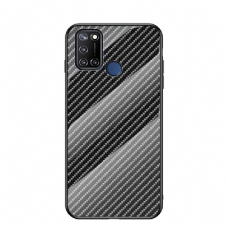 Coque Realme 7i Verre Trempé Fibre Carbone