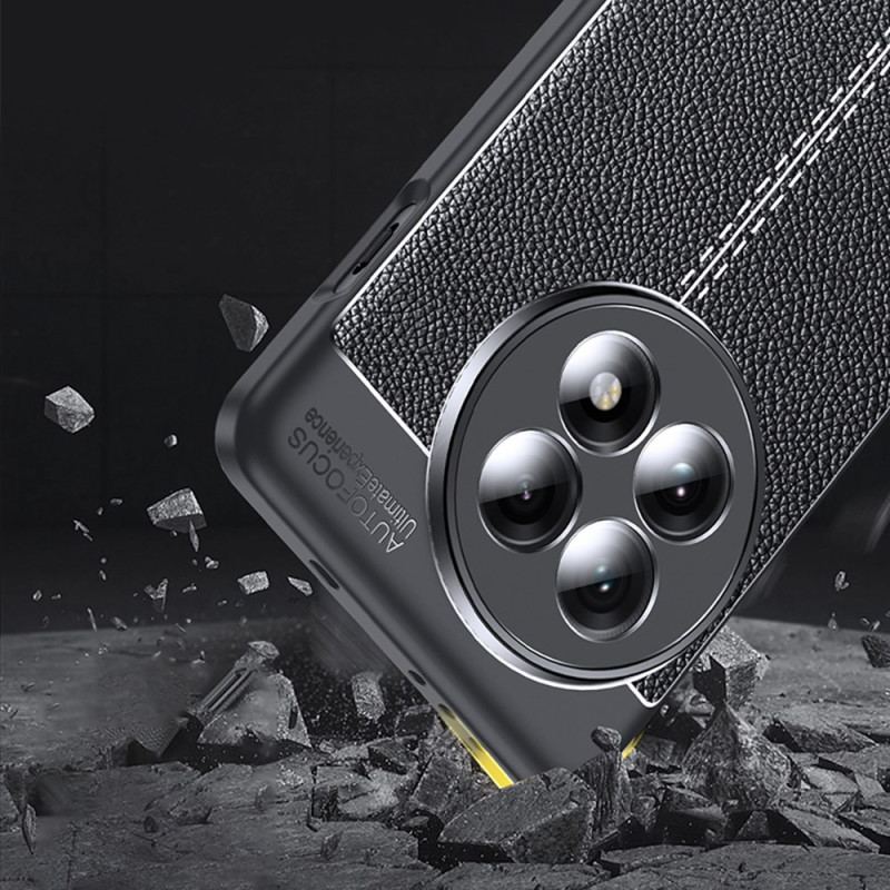 Coque OnePlus 13 Texture Litchi Flexible