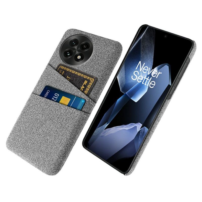 Coque OnePlus 13 Tissu Porte-Cartes