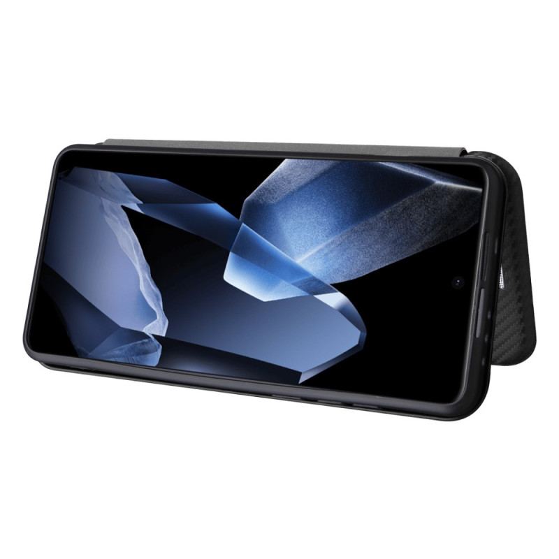 Flip Cover OnePlus 13 Fibre Carbone