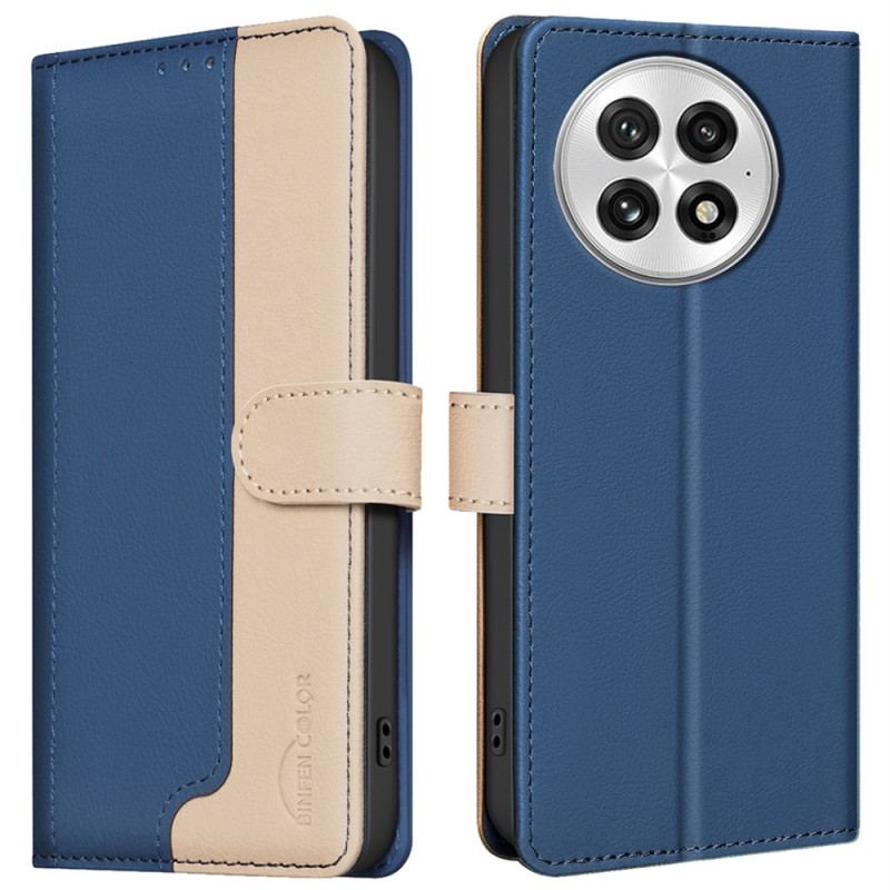 Housse OnePlus 13 Bicolore avec Blocage RFID BINFEN COLOR