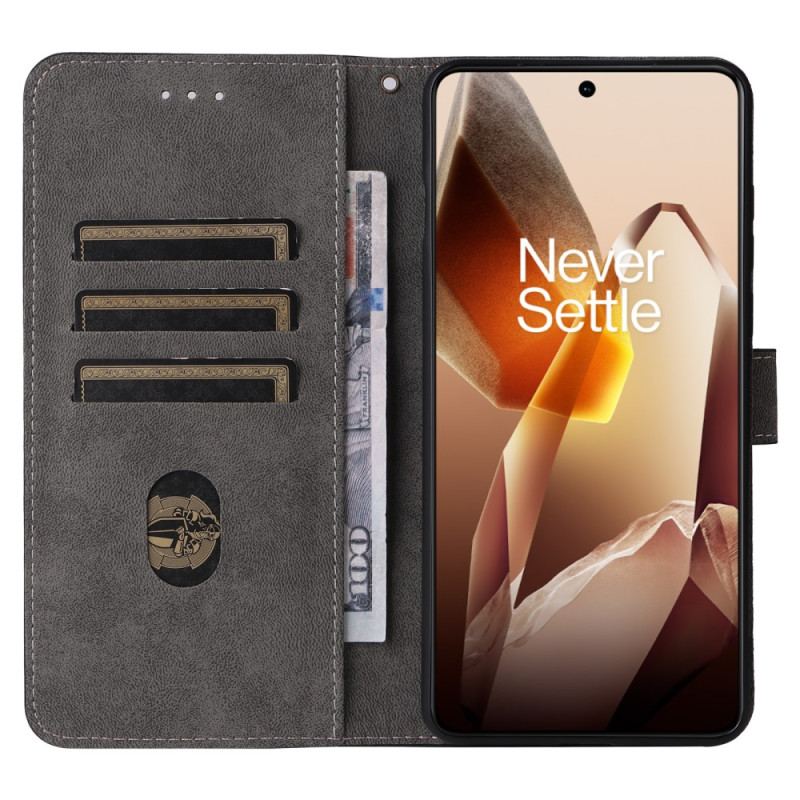 Housse OnePlus 13 Effet Daim Protection RFID