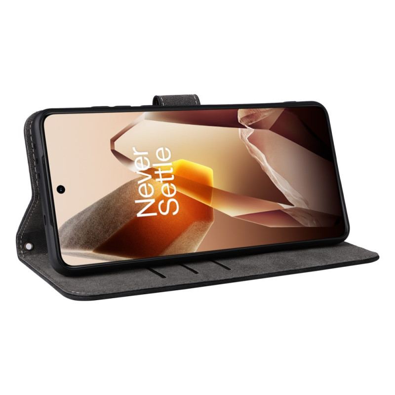 Housse OnePlus 13 Effet Daim Protection RFID