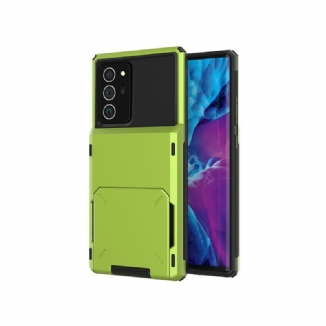 Coque Samsung Galaxy Note 20 Ultra Porte-Carte à Trap et Support