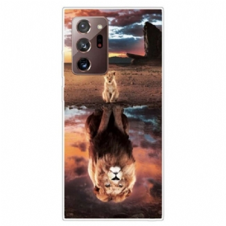 Coque Samsung Galaxy Note 20 Ultra Rêve de Lionceau