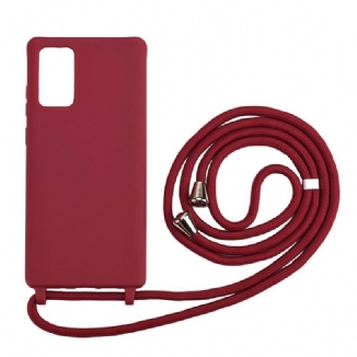 Coque Samsung Galaxy Note 20 Ultra Silicone et Cordon