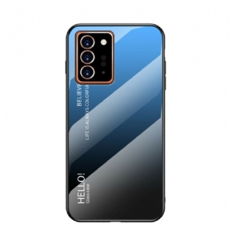 Coque Samsung Galaxy Note 20 Ultra Verre Trempé Hello