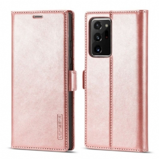 Flip Cover Samsung Galaxy Note 20 Ultra LC.IMEEKE Effet Cuir
