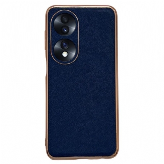 Coque Honor 70 Véritable Cuir Élégance