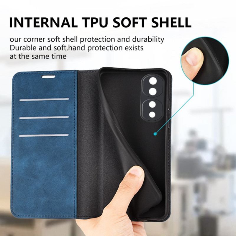 Flip Cover Honor 70 Skin-Touch Douceur