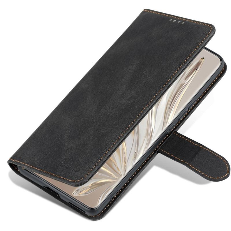 Housse Honor 70 AZNS Effet Cuir Coutures Apparentes