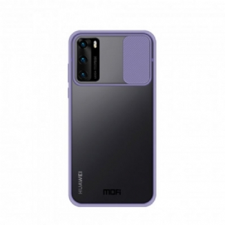 Coque Huawei P40 CamShield Rebords Colorés MOFI
