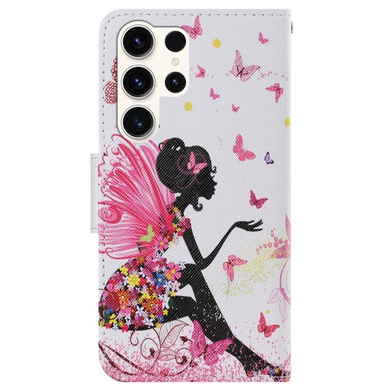 Housse Samsung Galaxy S24 Ultra 5G Fée à Lanière