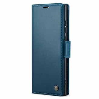 Housse Samsung Galaxy S24 Ultra 5G Texture de Litchi CASEME