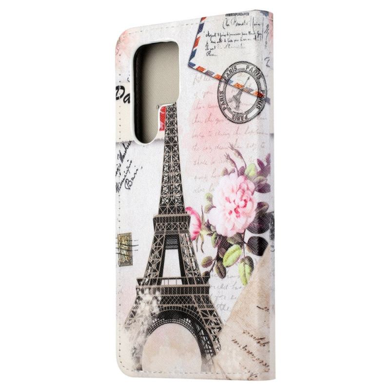 Housse Samsung Galaxy S24 Ultra 5G Tour Eiffel Vintage