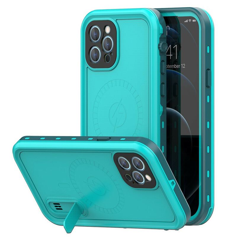 Coque iPhone 12 Pro Max Waterproof avec Support REDPEPPER