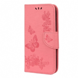 Housse iPhone 12 Pro Max Splendides Papillons à Lanière