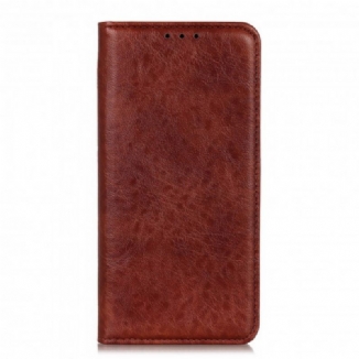 Flip Cover Oppo A54 5G / A74 5G Texture Cuir Fendu