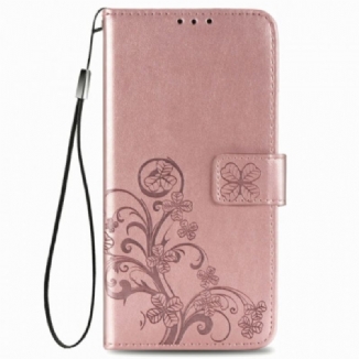 Housse Oppo A54 5G / A74 5G Trèfle Quatre Feuilles