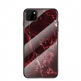 Coque Huawei Y5p Verre Trempé Marbre Colors