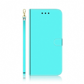 Housse Huawei Y5p Simili Cuir Couverture Miroir