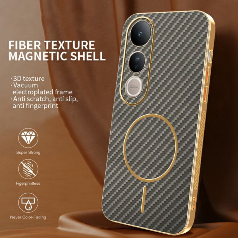 Coque Vivo V50 Lite 5G Texture Fibre de Carbone