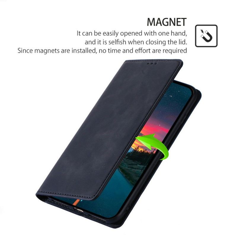Flip Cover V50 Lite 5G Effet Daim