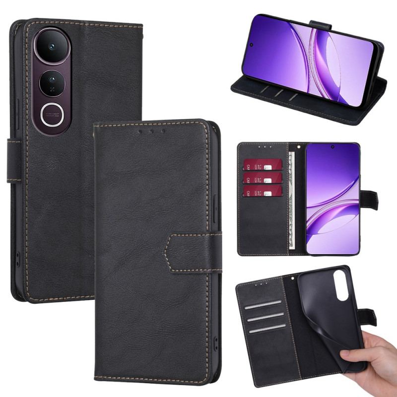 Housse Vivo V50 Lite 5G Blocage RFID Effet Cuir