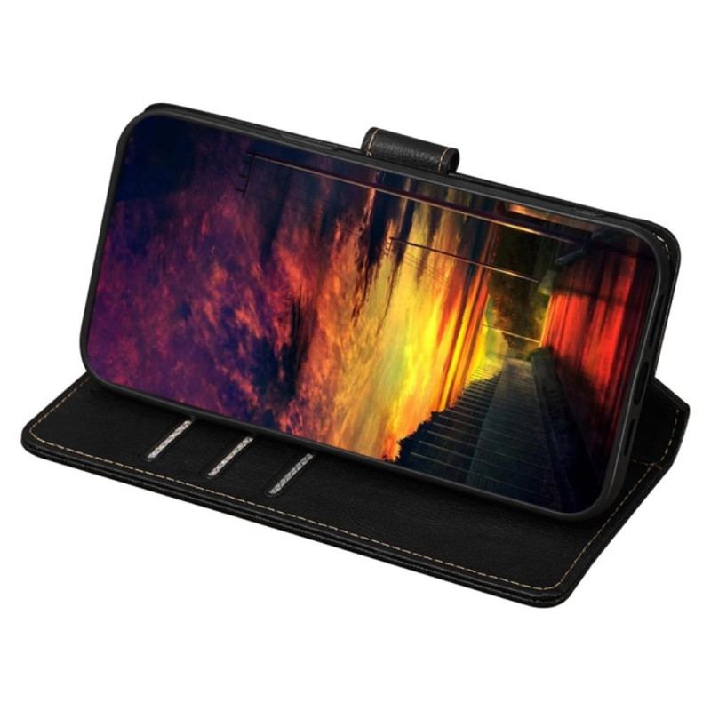 Housse Vivo V50 Lite 5G Blocage RFID Effet Cuir