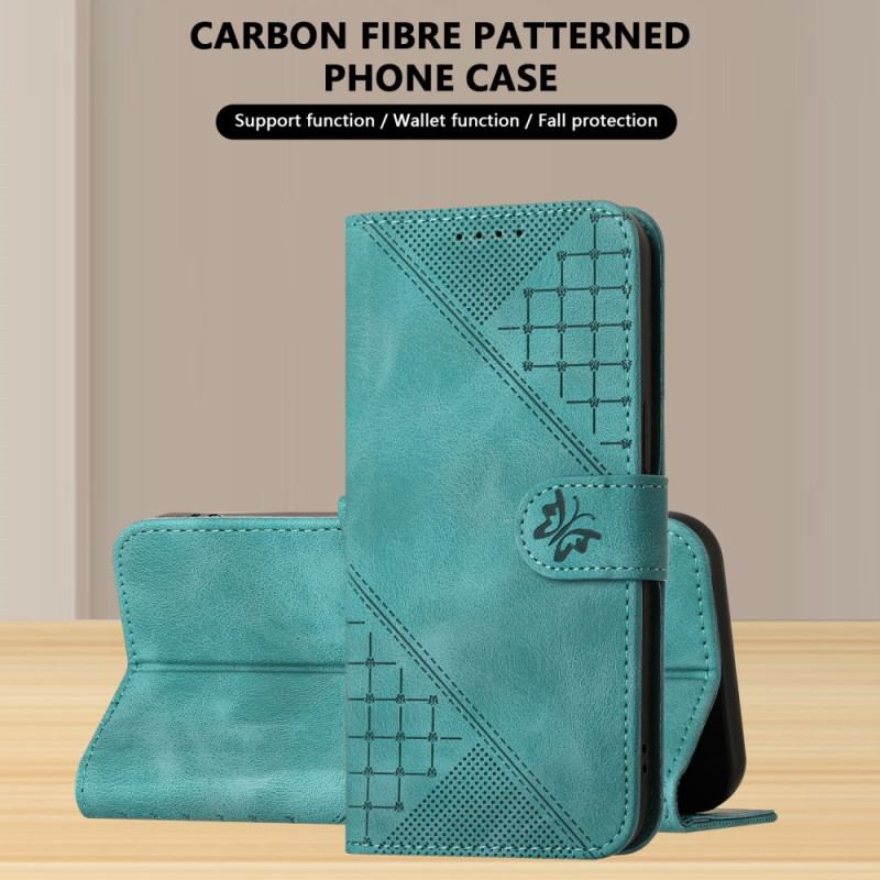 Housse Vivo V50 Lite 5G Design Géométrique à Lanière