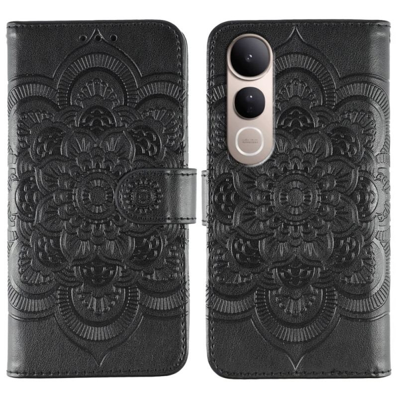 Housse Vivo V50 Lite 5G Gravure Mandala