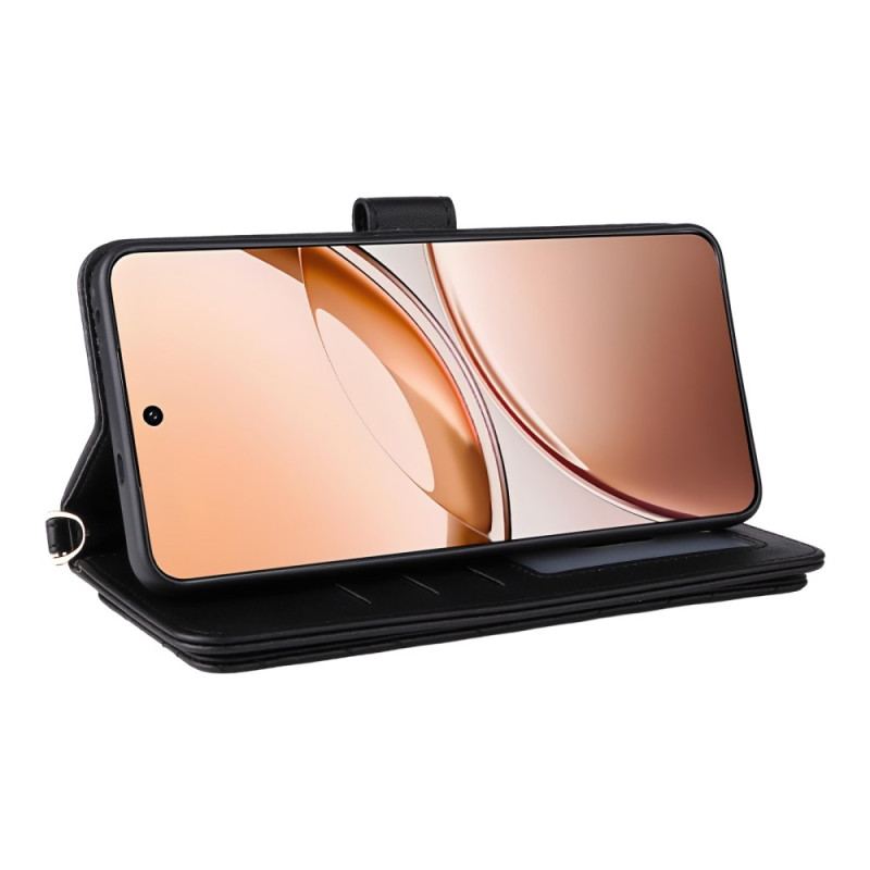 Housse Vivo V50 Lite 5G Matelassée avec Lanière et Bandoulière