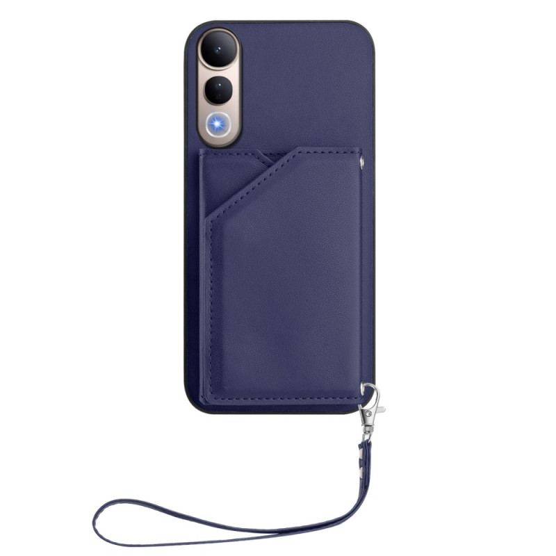 Housse Vivo V50 Lite 5G Porte-Cartes et Lanière