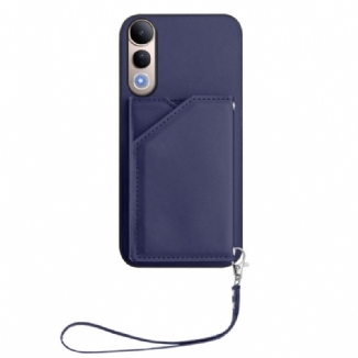 Housse Vivo V50 Lite 5G Porte-Cartes et Lanière