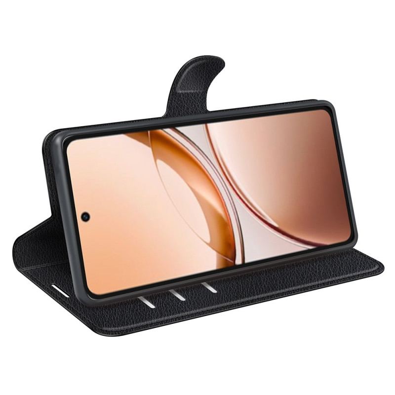 Housse Vivo V50 Lite 5G Simili Cuir Litchi