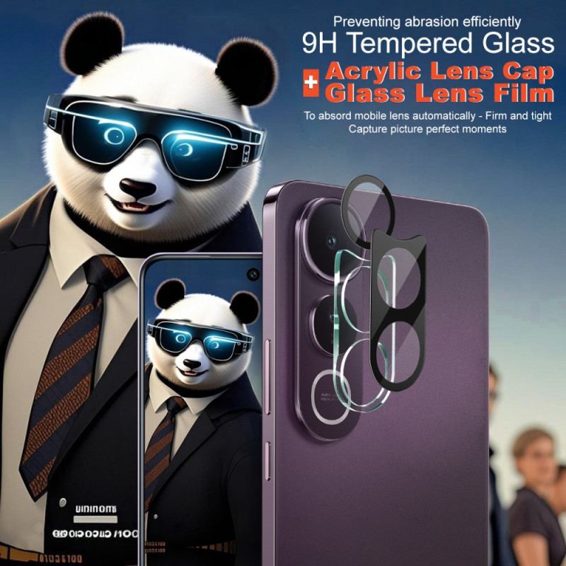 Lentille de Protection en Verre Trempé pour Vivo V50 Lite 5G (Version Noire)