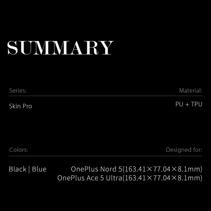 Coque OnePlus Nord 5 Skin Pro Series DUX DUCIS