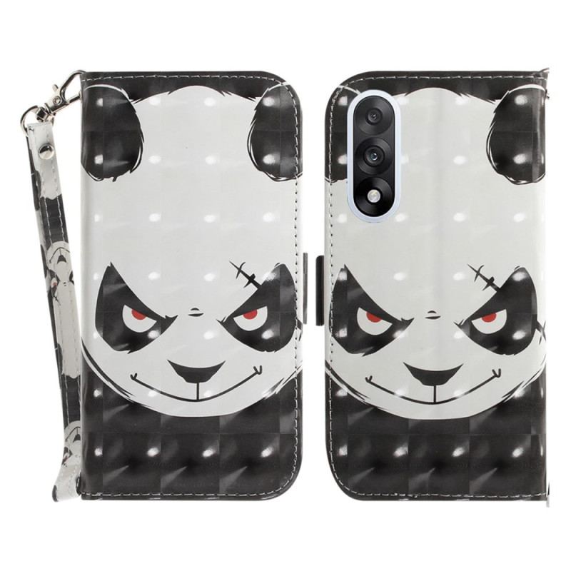 Housse OnePlus Nord 5 5G Angry Panda à Lanière