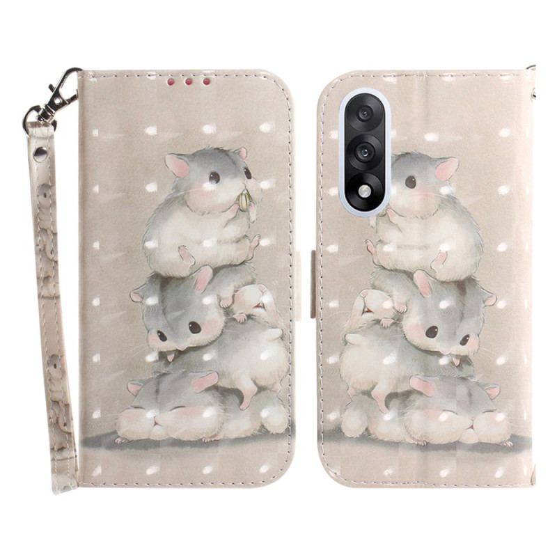 Housse OnePlus Nord 5 5G Hamsters à Lanière