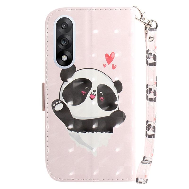 Housse OnePlus Nord 5 5G Panda Love à Lanière