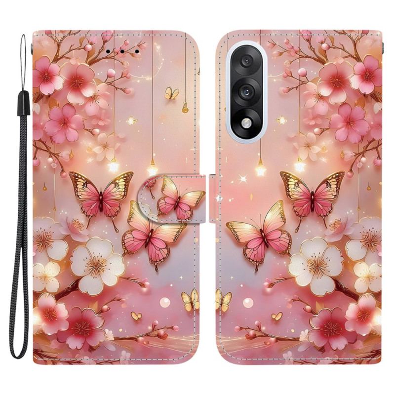 Housse OnePlus Nord 5 5G Papillons Roses