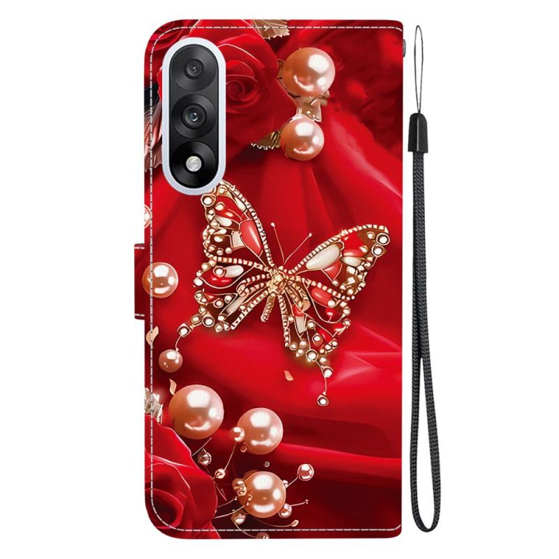 Housse OnePlus Nord 5 5G Papillons Rouges