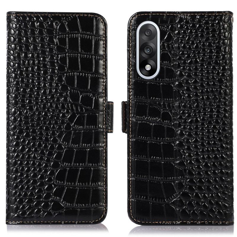 Housse OnePlus Nord 5 Texture Crocodile