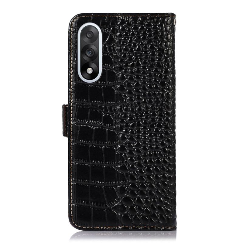 Housse OnePlus Nord 5 Texture Crocodile