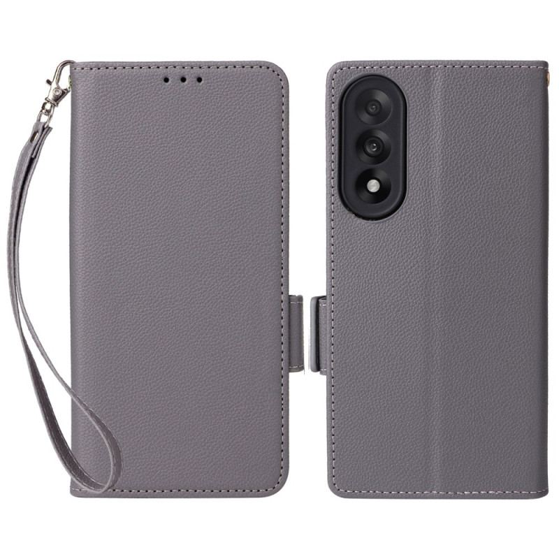 Housse OnePlus Nord 5 Texturée à Lanière