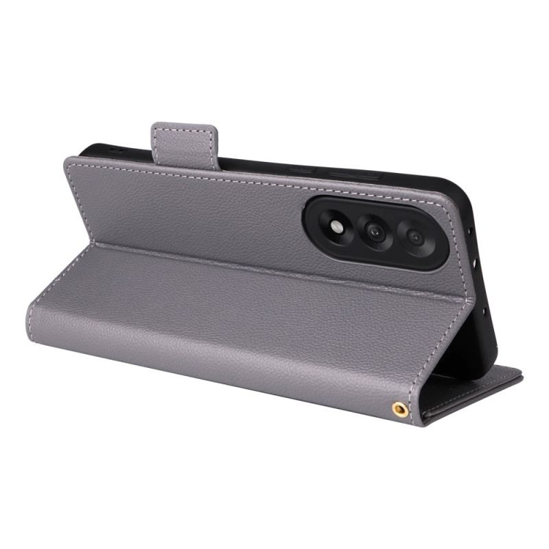 Housse OnePlus Nord 5 Texturée à Lanière