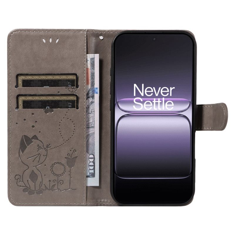 HousseOnePlus Nord 5 Chat et Abeille