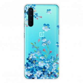 Coque OnePlus Nord Fleurs Bleues