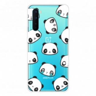 Coque OnePlus Nord Pandas Sentimentaux