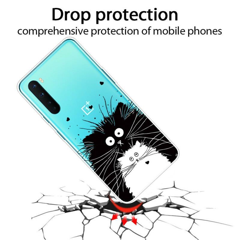 Coque OnePlus Nord Regarde les Chats